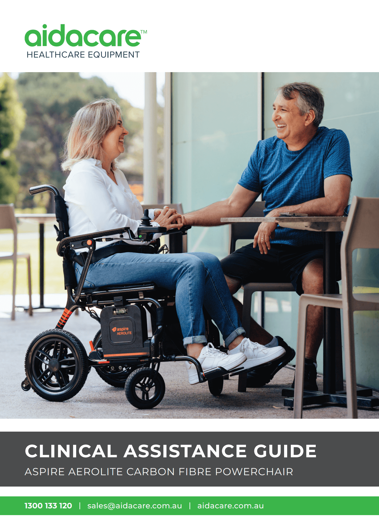Aspire AeroLite Carbon Fibre Power Chair Clinical Assistance Guide
