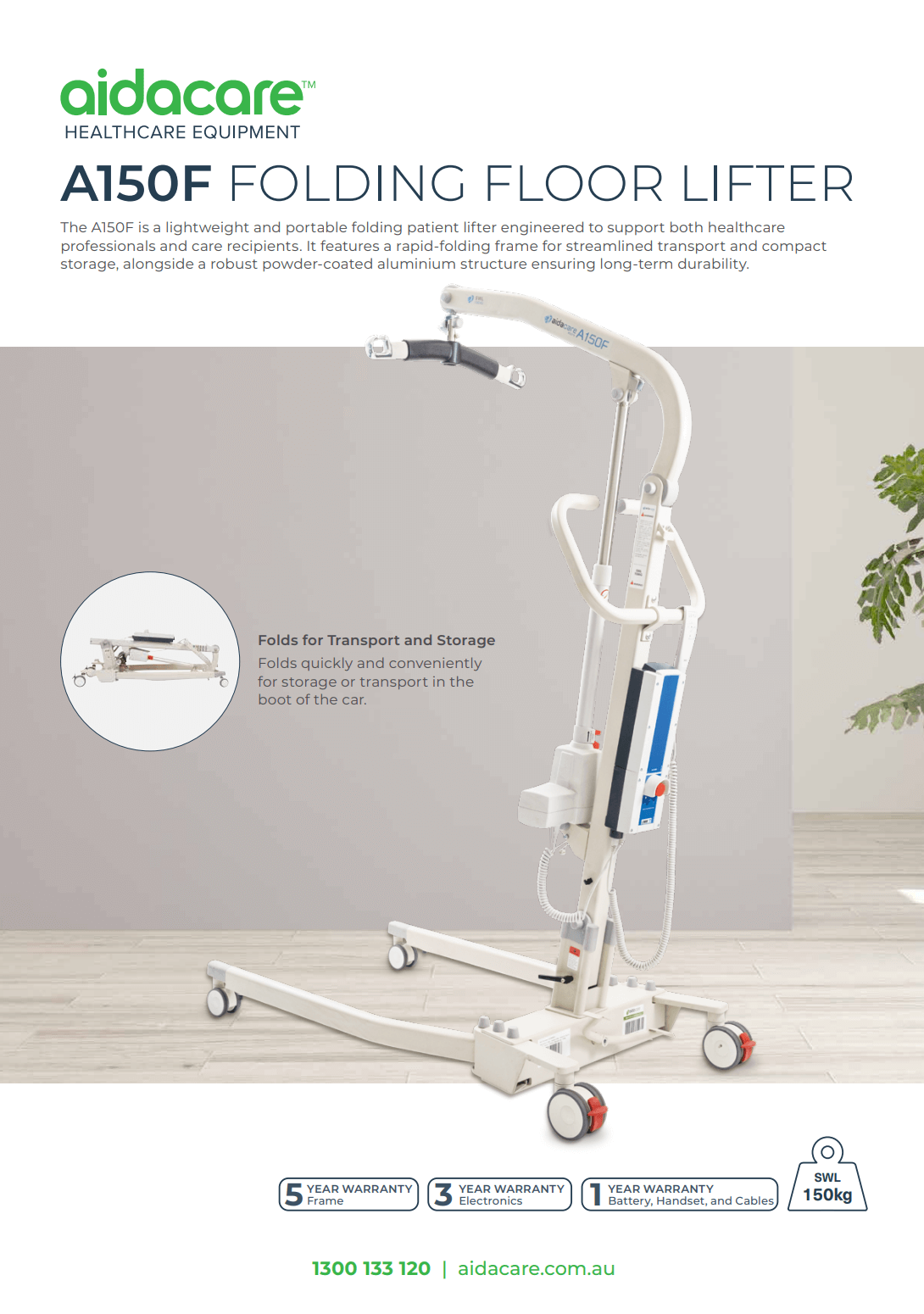 A150F Aluminium Folding Lifter Flyer