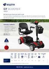 Aspire GT Mobility Scooter Flyer