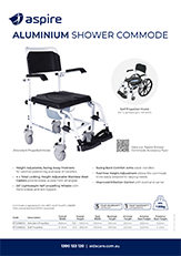 Aspire Community Commode Flyer