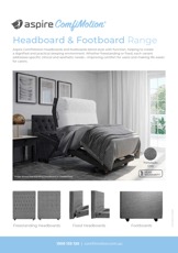 Aspire ComfiMotion Head & Foot Board Range