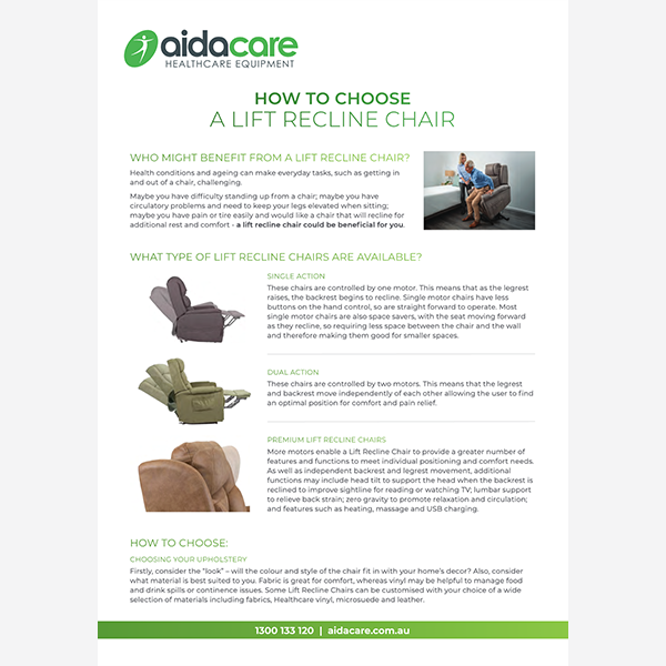 How to Choose a Lift Recline Chair